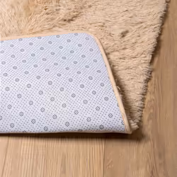 vidaXL Shaggy Rug High Pile NAVARRA Polyester Area Rug - beige, 60 x 100 cm - Additional view 5