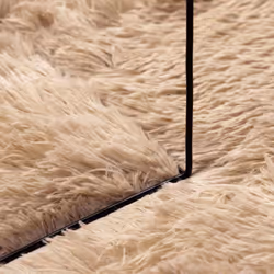 vidaXL Shaggy Rug High Pile NAVARRA Polyester Area Rug - beige, 60 x 100 cm - Additional view 6