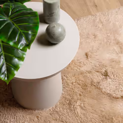vidaXL Shaggy Rug High Pile NAVARRA Polyester Area Rug - beige, 60 x 100 cm - Additional view 7