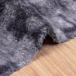 vidaXL Shaggy Rug High Pile NAVARRA Polyester Area Rug - dark grey, 60 x 100 cm - Additional view 4