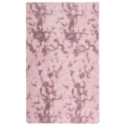 vidaXL Shaggy Rug High Pile NAVARRA Polyester Area Rug - dusty pink, 60 x 100 cm