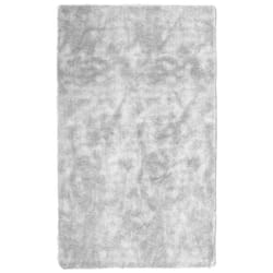 vidaXL Shaggy Rug High Pile NAVARRA Polyester Area Rug - light grey, 60 x 100 cm