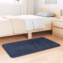 vidaXL Shaggy Rug High Pile NAVARRA Polyester Area Rug - navy, 60 x 100 cm