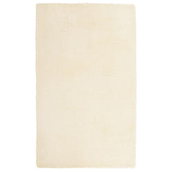 vidaXL Shaggy Rug High Pile NAVARRA Polyester Area Rug - cream, 80 x 150 cm