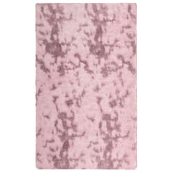 vidaXL Shaggy Rug High Pile NAVARRA Polyester Area Rug - dusty pink, 80 x 150 cm