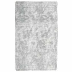 vidaXL Shaggy Rug High Pile NAVARRA Polyester Area Rug - light grey, 80 x 150 cm