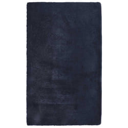 vidaXL Shaggy Rug High Pile NAVARRA Polyester Area Rug - navy, 80 x 150 cm