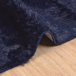 vidaXL Shaggy Rug High Pile NAVARRA Polyester Area Rug - navy, 80 x 150 cm - Additional view 4
