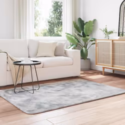 vidaXL Shaggy Rug High Pile NAVARRA Polyester Area Rug - light grey, 120 x 170 cm - Additional view 2