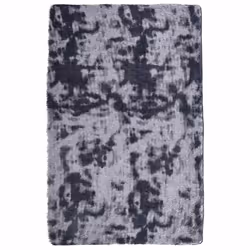 vidaXL Shaggy Rug High Pile NAVARRA Polyester Area Rug - dark grey, 130 x 200 cm