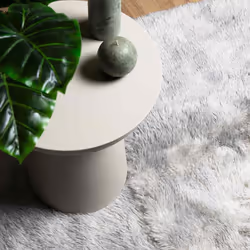 vidaXL Shaggy Rug High Pile NAVARRA Polyester Area Rug - light grey, 130 x 200 cm - Additional view 7