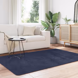 vidaXL Shaggy Rug High Pile NAVARRA Polyester Area Rug - navy, 130 x 200 cm