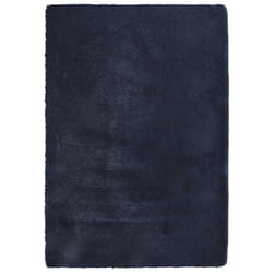 vidaXL Shaggy Rug High Pile NAVARRA Polyester Area Rug - navy, 160 x 230 cm