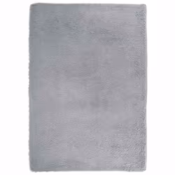 vidaXL Shaggy Rug High Pile NAVARRA Polyester Area Rug - silver grey, 160 x 230 cm