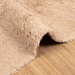 vidaXL Shaggy Rug High Pile NAVARRA Polyester Area Rug - beige, 200 x 290 cm - Additional view 4