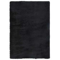 vidaXL Shaggy Rug High Pile NAVARRA Polyester Area Rug - black, 200 x 290 cm