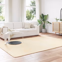 vidaXL Shaggy Rug High Pile NAVARRA Polyester Area Rug - cream, 200 x 290 cm