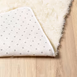 vidaXL Shaggy Rug High Pile NAVARRA Polyester Area Rug - cream, 200 x 290 cm - Additional view 5