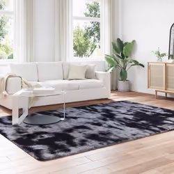 vidaXL Shaggy Rug High Pile NAVARRA Polyester Area Rug - dark grey, 200 x 290 cm