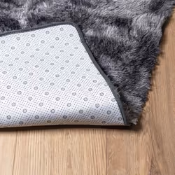 vidaXL Shaggy Rug High Pile NAVARRA Polyester Area Rug - dark grey, 200 x 290 cm - Additional view 5