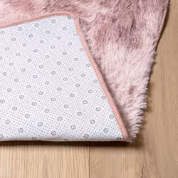 vidaXL Shaggy Rug High Pile NAVARRA Polyester Area Rug - dusty pink, 200 x 290 cm - Additional view 5
