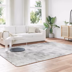 vidaXL Shaggy Rug High Pile NAVARRA Polyester Area Rug - light grey, 200 x 290 cm
