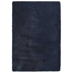 vidaXL Shaggy Rug High Pile NAVARRA Polyester Area Rug - navy, 200 x 290 cm