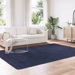 vidaXL Shaggy Rug High Pile NAVARRA Polyester Area Rug - navy, 200 x 290 cm