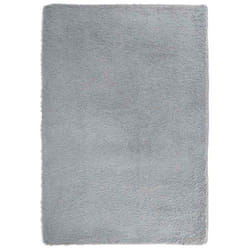 vidaXL Shaggy Rug High Pile NAVARRA Polyester Area Rug - silver grey, 200 x 290 cm