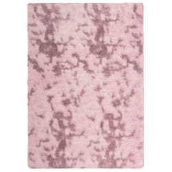 vidaXL Shaggy Rug High Pile NAVARRA Polyester Area Rug - dusty pink, 240 x 340 cm