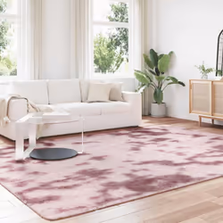 vidaXL Shaggy Rug High Pile NAVARRA Polyester Area Rug - dusty pink, 240 x 340 cm - Additional view 2