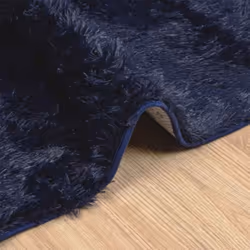 vidaXL Shaggy Rug High Pile NAVARRA Polyester Area Rug - navy, 240 x 340 cm - Additional view 4