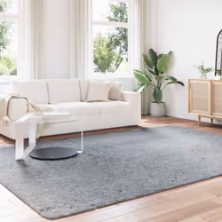 vidaXL Shaggy Rug High Pile NAVARRA Polyester Area Rug - silver grey, 240 x 340 cm - Additional view 2