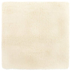 vidaXL Shaggy Rug High Pile NAVARRA Dusty Pink 200x200 cm Polyester Area Rug - cream, 120 x 120 cm/square