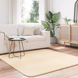 vidaXL Shaggy Rug High Pile NAVARRA Dusty Pink 200x200 cm Polyester Area Rug - cream, 160 x 160 cm/square - Additional view 2