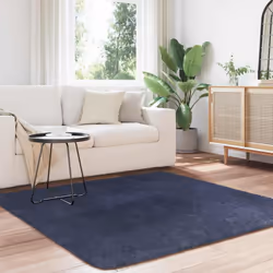 vidaXL Shaggy Rug High Pile NAVARRA Dusty Pink 200x200 cm Polyester Area Rug - navy, 160 x 160 cm/square - Additional view 2