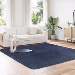 vidaXL Shaggy Rug High Pile NAVARRA Dusty Pink 200x200 cm Polyester Area Rug - navy, 240 x 240 cm/square - Additional view 2
