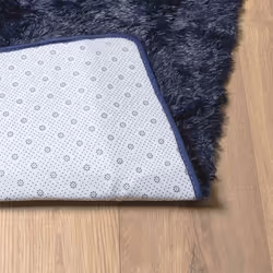 vidaXL Shaggy Rug High Pile NAVARRA Dusty Pink 200x200 cm Polyester Area Rug - navy, 240 x 240 cm/square - Additional view 5