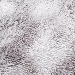 vidaXL Shaggy Rug High Pile NAVARRA Dusty Pink 200x200 cm Polyester Area Rug - light grey, 120 x 120 cm/round - Additional view 8
