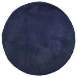 vidaXL Shaggy Rug High Pile NAVARRA Dusty Pink 200x200 cm Polyester Area Rug - navy, 240 x 240 cm/round