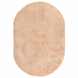 vidaXL Shaggy Rug High Pile NAVARRA Polyester Area Rug - beige, 300 x 200 cm