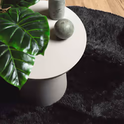 vidaXL Shaggy Rug High Pile NAVARRA Polyester Area Rug - black, 300 x 200 cm - Additional view 7