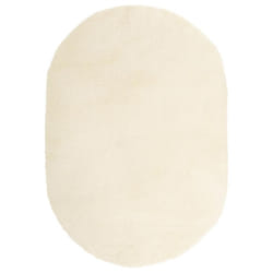 vidaXL Shaggy Rug High Pile NAVARRA Polyester Area Rug - cream, 300 x 200 cm