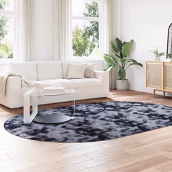vidaXL Shaggy Rug High Pile NAVARRA Polyester Area Rug - dark grey, 300 x 200 cm - Additional view 2