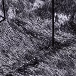 vidaXL Shaggy Rug High Pile NAVARRA Polyester Area Rug - dark grey, 300 x 200 cm - Additional view 6