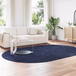 vidaXL Shaggy Rug High Pile NAVARRA Polyester Area Rug - navy, 300 x 200 cm