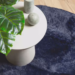 vidaXL Shaggy Rug High Pile NAVARRA Polyester Area Rug - navy, 300 x 200 cm - Additional view 7