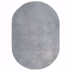 vidaXL Shaggy Rug High Pile NAVARRA Polyester Area Rug - silver grey, 300 x 200 cm