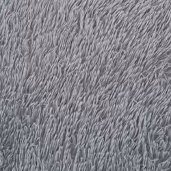 vidaXL Shaggy Rug High Pile NAVARRA Polyester Area Rug - silver grey, 300 x 200 cm - Additional view 8