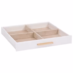 vidaXL Jewellery Box 3-Layer White 23x20.5x14 cm jewelry organiser ring box - Additional view 10